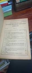 Ankara Üniversitesi Siyasal Bilgiler Fakültesi Dergisi Cilt XIII Haziran 1953 No 2 Osmanlı Hukukuna Giriş Türkiye Ziraatında Prodüktivite Laikliğin Sı