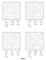 İngilizce Kelime Öğreten Bulmaca Kitabı (600 Bulmaca – 6000 Kelime)