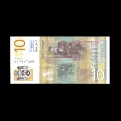 SIRBİSTAN (2006) - 10 Dinar (ÇİL 10/10)