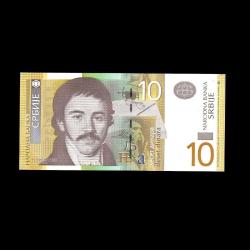 SIRBİSTAN (2006) - 10 Dinar (ÇİL 10/10)