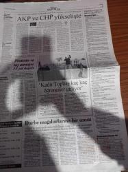Cumhuriyet Gazetesi - 27 Mart 2009 - 2010 Dünya Kupası Elemelerinde Rakibimiz İspanya - Gol Umudumuz Tuncay Şanlı - Büyük Birlik Partisi Lideri Muhsin Yazıcıoğlu'nun  Önceki Gün Düşen Helikopterinin Enkazına Ulaşılamadı -  Recep Tayyip Erdoğan Muhsin Yazıcıoğlu İçin Göksunda - 12 Eylül Kararına Validen İptal İstemi - Ergenekon'da Yok Yok - Yüzbaşı Olgun Ural'ın Sır İntiharı