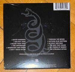 PLAK DEĞİLDİR * METALLICA * THE BLACK ALBUM (1991) * 2021 REISSUE DIGIPAK CD AMBALAJINDA SIFIR