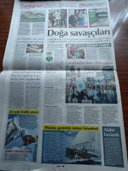Cumhuriyet Gazetesi - 24 Mayıs 2019 - Nihat Özdemir TFF Adaylığına Açıkladı - Sümela Manastırı Ziyaretçilerini Bekliyor - Usulsüz Sandıklarda CHP Değil AKP Önde - Ekrem İmamoğlu'na AKP'li Müfettiş - Tarihi Eserlere Çamlıca Eziyeti - Antalya Belediye Başkanı Muhittin Böcek İstanbul'u Kazanacağız