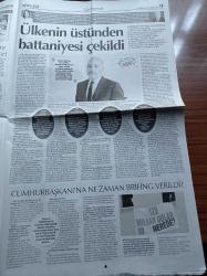 Cumhuriyet Gazetesi - 19 Nisan 2021 - Fenerbahçe Avrupa 3.sü - Sanatçı Erol Demiröz Yaşamını Yitirdi -  Aleviliği Tanıtsın Diye Yurtdışına Gönderilenlerden 20'si Dönmedi - Amiraller Bildirisi Mertçe Yazılmış - Diyanet Pasaportlu 15 Yaşındaki Dede - Savaş Çıksa Dolar Yok - Yunanistan Ve İsrail Rekor Savunma Anlaşması - GATA Meczunu'ndan Ölüm Tehdidi