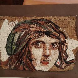 MOZAİK ZEUGMA ÇİNGENE KIZI MOZAİĞİ DOĞAL TAŞ