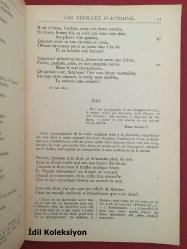 Les Feuilles D'Automne Les Chants Du Crepuscule - Victor Hugo - Librairie Hachette (Sonbahar Yaprakları Alacakaranlık Şarkıları) Fransızca Kitap