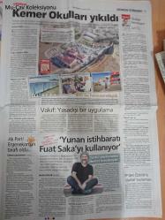 Milliyet Gazetesi, 24 Ağustos 2009, Beşir Atalay, Belediye Okul Yıktı, Kemer Okulları, Saddam Konutları, Atina Çaresiz Yardım Bekliyor, 3.Köprü, Fuat Saka, Volkan Konak,Usain Bolt, Rıdvan Dilmen, Fenerbahçe, Sercan Yıldırım, Emre Belözoğlu, Elano, Galatasaray, Trabzonspor, Gaziantepspor 1 Ankaraspor 1, Atletizm, Barrichello, Samsunspor, Sarıgül'den Değşim Partisi
