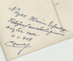 1929 ANKARA DIŞİŞLERİ BAKANLIĞI HARİCİYE VEKALETİ FOTOKARTI...