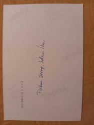 TÜRKAN ŞORAY'IN ORİJİNAL FOTOĞRAFI - 15 x 10 cm EBADINDA - TÜRKAN ŞORAY & SELİM İLERİ AYNI MASADALAR