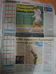 Milliyet Gazetesi, 3 Temmuz 2010, Gerekçe Sorma Lüksümüz Yok, Sosyetede Derin Şüphe, Brezilya Devrildi, Orgeneral İlker Başbuğ, Netenyahu: Türkiye'den Özür Dilemeyeceğiz, Adnan Polat, Murat Başesgioğlu, Uruguay Mucizesi, Lugano Şoku, Arda Turan, Capello Kurtardı, Güiza Yine Kayıp, Aziz Yıldırım, Son Aday Cavenaghi, Nobre, Lavrinovic, Efeler Set Vermedi, Buldozer Berdych, Aykut Kocaman