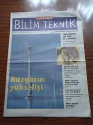 Cumhuriyet Bilim Teknik Gazetesi - 3 Ekim 1998 - Sayı 602 - Rüzgarın Yükselişi - Tehlikedeki Bir Tür Su Samuru - Yeraltında Gizli Bir Şey Kalmıyor - 1998 Küresel Kayıtlardaki En Sıcak Yaz Mı - Anadolu'nun En Eski Sur Duvarı - Ekim Ayında Gökyüzü