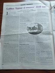 Cumhuriyet Bilim Teknik Gazetesi - 21 Eylül 2002- Sayı 809 - Galileo Eppur Si Muove Dedi Mi - Tıp Tarihi Ve Deontoloji Üzerine - 1.5 Milyon Yıllık Hayvan Fosilleri Bulundu -Kaybolan Diller Kurtarılıyor - İnsanın Kökeninde Yeni Sorular - Gökyüzüne İnen Öldürücü Darbe - Pamuk Prenses Ve Kafayı Bulmuş Yedi Cüceler