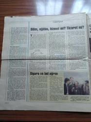 Cumhuriyet Bilim Teknik Gazetesi - 1 Ekim 1994 - Sayı 393 -  İstanbul İntihar Yolunda -- Gazete Yönetimleri Ve Bilim Gazeteciliği - İşte Güneş'ten İlk Fotoğraf - Pak Maya Bilimsel Konferanslar Dizisi -11. Ulusal Patoloji Kongresi- Sıcaklık Nemin Öldürücü Bunaltıcılığı- Bilgisayar Shov 94'te Yeni Ürünler - Öğle Uykularına Övgü