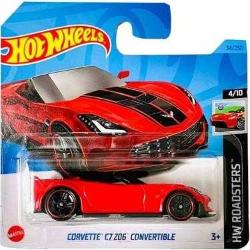 Hot Wheels - Corvette C7 Z06 Convertible - Kırmızı (1/64)