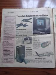 Cumhuriyet Bilim Teknik Gazetesi - 12 Şubat 1994 - Sayı 360 - Jules Verne'in Uzay Silahı Yapılıyor - Çatıları Martılardan Nasıl Korunmalı - Geceleyin Gökyüzü Neden Karanlık -Günlük Hayatımızı Biyoritim Mi Belirliyor - Bilimle Tanışma Merkezi- Teknoloji Dünyasından Yeni Ürünler - Neandertal İnsanlar Yamyam Mıydı - Anadolu Avrupa Uygarlığının Temeli