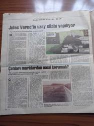 Cumhuriyet Bilim Teknik Gazetesi - 12 Şubat 1994 - Sayı 360 - Jules Verne'in Uzay Silahı Yapılıyor - Çatıları Martılardan Nasıl Korunmalı - Geceleyin Gökyüzü Neden Karanlık -Günlük Hayatımızı Biyoritim Mi Belirliyor - Bilimle Tanışma Merkezi- Teknoloji Dünyasından Yeni Ürünler - Neandertal İnsanlar Yamyam Mıydı - Anadolu Avrupa Uygarlığının Temeli