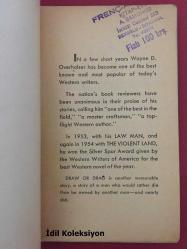 Draw or Drag - Wayne D. Overholser - Dell Book (Çiz veya Sürükle) İngilizce Roman
