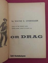 Draw or Drag - Wayne D. Overholser - Dell Book (Çiz veya Sürükle) İngilizce Roman