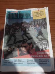Cumhuriyet Bilim Teknik Gazetesi - 17 Ağustos 1996- Sayı 491 - Uzaydan Net Resimler - En İnce Tabaka Altın - Sivrisinek Yağmurda Uçabilir Mi - Gene Farenin İşi Hantavirüs  Hastalığı -Konuşan Beyin İnsan Yoksa Özel Bir Yaratık Değil Mi - Evrende Hayat Var Mı - Hale Bopp 1997'nin Büyük Kuyrukluyıldızı- Şiddetin Kaynağı Ne - Maymunlarda Yamyamlık Ve Aile Hayatı