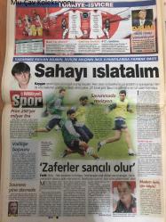 Milliyet Gazetesi, 16 Kasım 2005, Erdoğan'dan Kopenhag'da Türban Açıklamaları, Olaylar Yüksekova'ya Sıçradı: 3 Ölü, Arpalı Öldü İddianame Hazır, Tüp Bebekte SSK Müjdesi, Kuhn Kendinden Emin, Sahayı Islatalım, Fatih Terim, Souness Yine Devrede, Türk Dostu Appiah!, Hasan Şaş Üzdü, Halilhodziç Umutlu, Alex'te Sorun Yok, Terim'in Seçimi, Yalçınkaya Balyoz Gibi, Halterde Ağır Fatura Çıktı