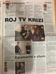 Milliyet Gazetesi, 16 Kasım 2005, Erdoğan'dan Kopenhag'da Türban Açıklamaları, Olaylar Yüksekova'ya Sıçradı: 3 Ölü, Arpalı Öldü İddianame Hazır, Tüp Bebekte SSK Müjdesi, Kuhn Kendinden Emin, Sahayı Islatalım, Fatih Terim, Souness Yine Devrede, Türk Dostu Appiah!, Hasan Şaş Üzdü, Halilhodziç Umutlu, Alex'te Sorun Yok, Terim'in Seçimi, Yalçınkaya Balyoz Gibi, Halterde Ağır Fatura Çıktı