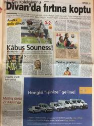 Milliyet Gazetesi, 10 Kasım 2005, Özlemle Anıyoruz, Konaktaki Mucize, Yılmaz'ın Zor Günü, Şemdinli'de Yüksek Gerilim, AB Türkiye'ye Hızlanın Dedi, El Kaide Ürdün'de Üç Otel Vurdu, Kabus Souness!, Milliler'e Acı Sürpriz, Volkan Sahada Konuşacak, Nihat'ın Fiyatı 2.5 Milyon Euro, Kartal'a Seba Lazım, Ülker Tepetaklak, Mustafa Kemal'in Resmi Uğruna Göz Hapsine Alındı