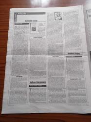 Cumhuriyet Kitap Gazetesi - 16 Mayıs 2002 - Sayı 639 - Yalan'la Ortalığı Kasıp Kavuran Bir Yazar Tahsin Yücel Fotoğrafı - Timuçin Özyürekli Orhan Kemal'i Hatırlatıyor Bizlere - Gülten Kazgan'ın Tanzimat'tan 21. Yüzyıla Türkiye Ekonomisi - Tarık Dursun - Faik Baysal Erdal Öz'ün Cam Kırıklarını Değerlendirdi