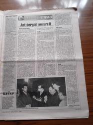 Cumhuriyet Kitap Gazetesi - 15 Mart 2001 - Sayı 578 - Kendini Söyleme Biçimini Yaratmış Bir Şair Ali Asker Barut - Edebiyat Kubizm - Fethi Naci Eleştiri Günlüğü'nde Bu Hafta Ant Dergisi Anılarına Devam Ediyor - M. Salih Polat Theodor Gaster'in Thespis'ini Değerlendirdib- Oğuz Adanır - Cemal Süreya - Ahmet Muhip Dranas - Mina Urgan