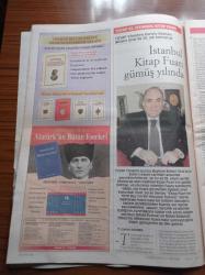 Cumhuriyet Kitap Gazetesi - 26 Ekim 2006 - Sayı 871 - İstanbul Kitap Fuarı Çeyrek Yüzyılı Geride Bıraktı - TÜYAP 25. İstanbul Kitap Fuarı Onur Yazarı Doğan Hızlan İle Erdem Öztop'un Yaptığı Röportaj - Server Tanilli - Haydar Ergülen- Selim İleri - Tuna Kiremitçi- Ahmet Ümit - Yılmaz Karakoyunlu - Nedim Gürsel - Zeynep Oral - Sema Kaygusuz - Mario Levi