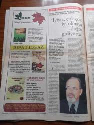 Cumhuriyet Kitap Gazetesi - 26 Ekim 2006 - Sayı 871 - İstanbul Kitap Fuarı Çeyrek Yüzyılı Geride Bıraktı - TÜYAP 25. İstanbul Kitap Fuarı Onur Yazarı Doğan Hızlan İle Erdem Öztop'un Yaptığı Röportaj - Server Tanilli - Haydar Ergülen- Selim İleri - Tuna Kiremitçi- Ahmet Ümit - Yılmaz Karakoyunlu - Nedim Gürsel - Zeynep Oral - Sema Kaygusuz - Mario Levi