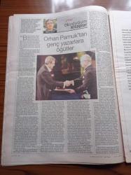 Cumhuriyet Kitap Gazetesi - 21 Aralık 2006 - Mustafa Balbay - Raporlarda Komşularımız - Nezihe Meriç'in Son Kitabı Oradan Da Geçti Kara Leylekler'i Birsen Ferahlı Tanıtıyor - Deniz Kavukçuoğlu - Turgut Gürer'le Atatürk'ün Yaveri Cevat Abbas Üzerine Gamze Akdemir Söyleşti -Orhan Pamuk'tan Genç Yazarlara Öğütler - Erdoğan Aydın Devrim'in Yönü - Anadolu'yu Anlamlandırarak Dolaşmak