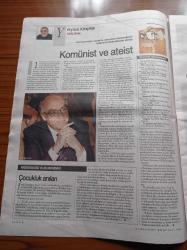 Cumhuriyet Kitap Gazetesi - 8 Temmuz 2010 - Sayı 1064 - Deniz Som Rönesansta Neredeydin - Augustino Marinoni - Leonardo Da Vinci - Ayşe Ece Çevirmenin Ve Çevirisinin İzinde - Dubravka Ugresic'ten Acı Bakanlığı - Cogito Dünya Gözüyle Futbol - Eğitimci Şair ve Yazar İbrahim Gürşen  Kafkas'la Yapıtları Üzerine - İstanbul Tarihi