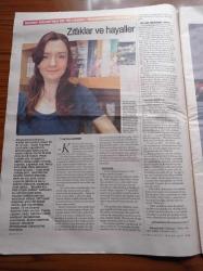 Cumhuriyet Kitap Gazetesi - 1 Mayıs 2008 - Sayı 950 - Yunus Nadi 2008 Ödülleri - Ahmed Arif'in Hasretinden Prangalar Eskittim'i Metis Yayınları'nda Ersun Çıplak'ın Yazısı - Nilüfer Altınel'den Elmaslardaki Gökyüzü Gamze Özdemir'in Söyleşisi - Orhan Kemal'in El Kızı Yeniden Hasan Akarsu Yazdı - Metin Celal Okuduğum Kitaplar Köşesinde Onur Caymaz'ın Kalbin Ve Tenin Bütün İstekleri Kitabını İnceliyor - Berat Günçıkan'dan Gölgenin Kadınları Müjde Arslan'ın Yazısı