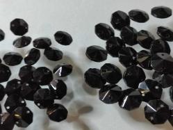 14623-48 ADET SİYAH RENK 14 MM ÇAPINDA OCTAGON AVİZE TAŞI + 26 ADET SİYAH RENK 16 MM ÇAPINDA OCTAGON AVİZE TAŞI