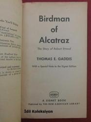 Birdman of Alcatraz - Thomas E. Gaddis - Signet Book (Alcatraz Kuşçusu) İngilizce Roman