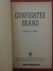 Gunfighter Brand - Nelson C. Nye - Berkley Publishing (Silahşör Markası) İngilizce Roman