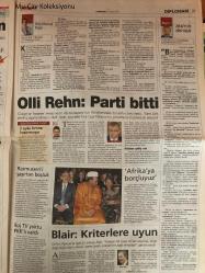 Milliyet Gazetesi, 24 Kasım 2005, Ve Savcı'da Çete Dedi, 'F-16'lardan Gurur Duymak Gerekir, Avşar'ın Sözleri Kadınları Kızdırdı, Hakkari Valisi Görevden Alındı, Fenerbahçe'den Hüzünlü Veda, Daum, Selçuk'tan Tepki, Dört Dörtlük Ev Sahibi, Schalke Ezdi Geçti, Özdilek Yalnız Değil, Şimdi De Kleberson, Aktuğ Bombaladı, Mehmet Okur, Dos Santos Denizlispor'da