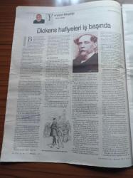 Cumhuriyet Kitap Gazetesi - 1 Eylül 2011 - Turgut Çeviker Karikatürkiye -  Bertolt Brecht Bir Şey Söylüyor - Mehmet Akif Tutumlu'dan Hüzünlü Öğretiler Felsefî Aforizmalar - Levent Çalıkoğlu'ndan Sanatçılar Üzerine Metinler - Leyla Erbil'den Tuhaf Bir Kadın - Charles Dickens Hafiyeleri İş Başında