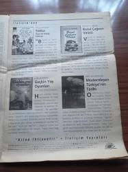 Cumhuriyet Kitap Gazetesi - 18 Ocak 1996 - Sayı 309 - Salman Rüşdi'ye Destek Mektupları - Tanıl Bora - Atatürk Ve Musiki - Doğu Perinçek -Felsefe Tarihi Üzerine Bir Hit Roman Sofi'nin Dünyası Ve Asıl İşi Felsefe Olan Bir Yazar Jostein Gaarder Fotoğrafı - Berat Günçıkan'dan Gölgenin Kadınları- Ece Türkeli Percy Shelley'nin Yalnızlığın Ruhu'nu Değerlendirdi - Mustafa Günay Ahmet Oktay'ın Popüler Kültür'ünü Değerlendirdi - Güner Demiray Osman Şahin'in Bucaklar'ını Değerlendirdi