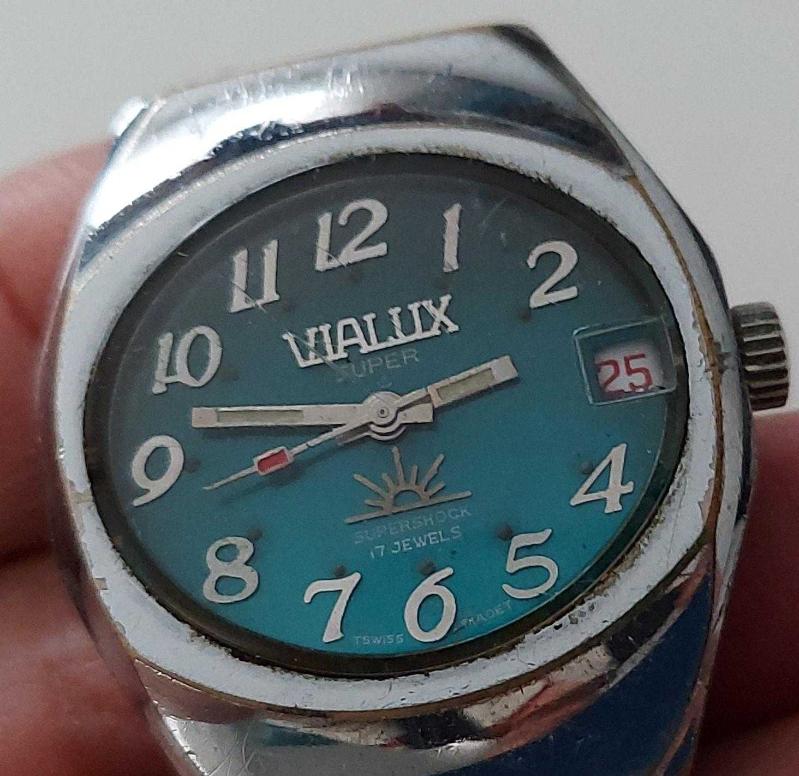 İSVİÇRE VIALUX SÜPER MARKA ANTİK KURMALI BAKIMLI MUHTEŞEM ORİJİNAL