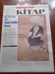 Cumhuriyet Kitap Gazetesi - 8 Ağustos 1996 - Sayı 338 - Bu Yıl Onun Yılı Nasreddin Hoca - Fernando Pessoa'dan Denize Övgü Hasan Erkek'in Kaleminden - Johan Huizinga'dan Homo Ludens Roger Caillois'in Bir Yazısı Haldun Bayrı'nın Çevirisiyle - Şiir Atlasında Dom Moraes