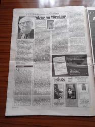 Cumhuriyet Kitap Gazetesi - 9 Mayıs 2002 - Sayı 638 - Koç Grubu Da Kültür Sanat Yayıncılığı Alanında Görkemli Başyapıtlar - Max Fruchtermann Kartpostalları İmparatorluğun 19. Ve 20. Yüzyıllarına Ait Görsel Bir Hazine - Metin Fındıkçı Aydın Boysan'ın  Dostlarını Anlattığı Yüzler Ve Yürekler'ini Değerlendirdi - Üç Yazı Ahmet Ümit'in Son Romanı Kukla'yı Değerlendiriyor