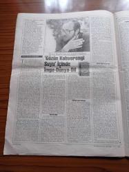 Cumhuriyet Kitap Gazetesi - 6 Haziran 1996 - Sayı 329 - Avcının İzini Süren Bir Şair Abdulkadir Budak Fotoğrafı - Fatma Oran Renoir Renoir'ı Anlatıyor'u Değerlendirdi - Baki Asiltürk Okuma Defteri'ni Değerlendirdi -  Gözün Kahverengi Suyu - Ali Akay Doğu Perinçek'in Aydın Ve Kültür'ünü Değerlendirdi