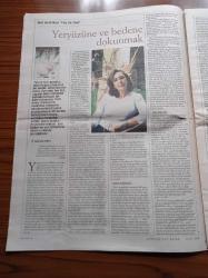 Cumhuriyet Kitap Gazetesi - 24 Mart 2005 - Sayı 788 - Gülten Dayıoğlu Yaratmak Bana Heyecan Veriyor - Zeki Faik İzer Bir Resim Yolculuğu - Asuman Kafaoğlu Büke Bu Hafta Mario Levi'nin Lunapark Kapandı Adlı Yeni Romanını Tanıtıyor - İnci Aral'ın Romanı Taş Ve Ten'i Erendiz Atasü ve Hasan Akarsu Kaleme Aldilar- Nazlı Eray Ve Erdem Öztop Eray'ın Yirmi Yedinci Kitabı Beyoğlu'nda Gezersin Üzerine Söyleştiler