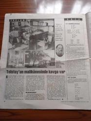 Cumhuriyet Dergi Gazetesi - 5 Haziran 1994 -Sayı 428 -  Tolstoy'un Malikanesinde Kavga Var -Galata Eskimiş Hayatlar Kulesi - Kule Eteğine Sığdırılan Yaşamlar - Bir Dostluk Köprüsü - Şöhretin Doruğunda Bir Şaşkın Ördek -  Donald Duck Vak Vak Amca - İonna Kuçuradi Yılın Kadınını Seçmek De Ayrımcılıktır
