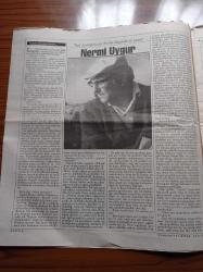 Cumhuriyet Kitap Gazetesi - 11 Mayıs 1995 - Sayı 273 -  Mevhibe İnönü'den Geriye Kalanlar - Lanetli Edebiyatçının Siyasi Yazı Ve Söyleşileri - Rüya Sözlüğü - İnsan Yılmaz Güney - Mitoloji Tanrıların Öyküsü -Nermi Uygur Fotoğrafı - Tadı Damağımızda Bir Düşünür Ve Yazar Nermi Uygur - Sevin Okyay - İlhami Algör- Halil Turhanlı- Otto Rene Castillo