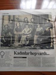 Cumhuriyet Dergi Gazetesi - 5 Mart 1995 - 80 Yıllık Bir Kadın Dergisi - Kadınlar Dünyası Dergisi'nin Yazarlarından Aziz Haydar Erenköy Kız Lisesi'nin Kurucusu - Dört Osmanlı Kadını Sosyalizm Ve Feminizm İçin Çalıştılar- Medya Kadınsız Yapamıyor - Çağdaş Sanatçımız Alev Ebüzziya - Ayşenur Arslan - Can Ataklı - 8 Mart Dünya Kadınlar Günü Etkinlikleri - Kitap Okuyan Annelere Ne Oldu - Elvis Presley - Bob Dylan - The Beatles