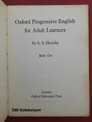 Oxford Progressive English for Adult Learners - A.S. Hornby - Oxford University Press (Yetişkin Öğrenciler için Oxford Progresif İngilizce) İngilizce Kitap