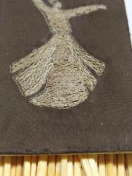 BÜYÜK BOY ESKİ MEVLEVİ İŞLEMELİ KİBRİT