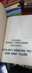 İstanbul İktisadi ve Ticari İlimler Akademisi 1970 1971 Öğretim Yılı Son Sınıf Yıllığı
